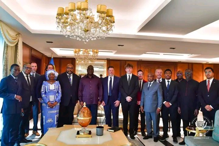 RDC : Félix Tshisekedi reçoit une délégation de pasteurs américains de la Maison-Blanche à Kinshasa 4 1752432238983