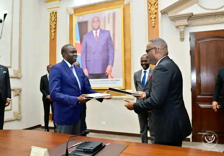 RDC : André Wameso passe le flambeau à André Nyembwe Musungaie