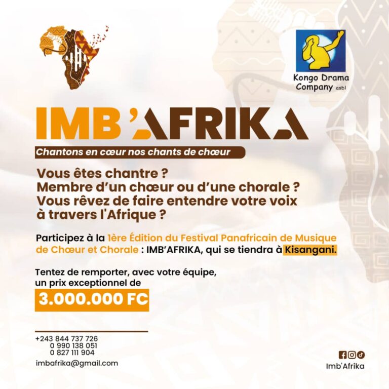 Kisangani : lancement du festival panafricain de musique chorale IMB’AFRIKA 2025