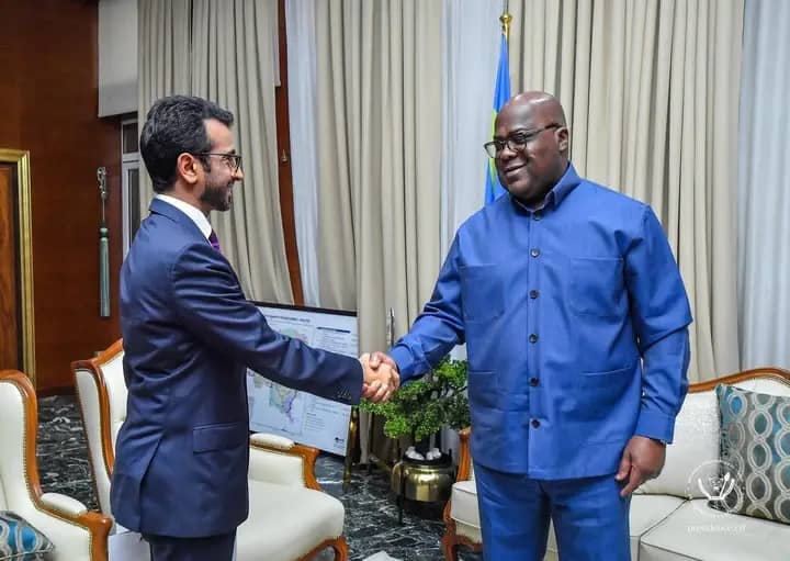 Kinshasa : Félix Tshisekedi s’entretient avec les représentants de la France et du Qatar à la Cité de l’Union africaine 3 IMG 20251024 WA0018 1