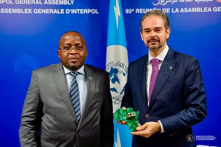 Interpol 2025 : Kinshasa présente ses avancées sécuritaires et sollicite plus de coopération