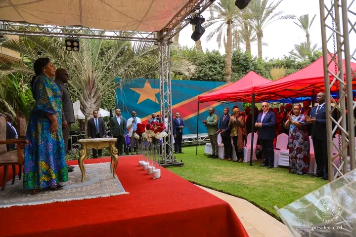 RDC : Félix Tshisekedi clôt son séjour au Caire par un échange avec la diaspora congolaise 4 1762109189384