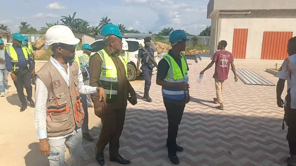 Kisangani : Le maire Delly Likunde inspecte le site du futur laboratoire de santé publique 3 49351
