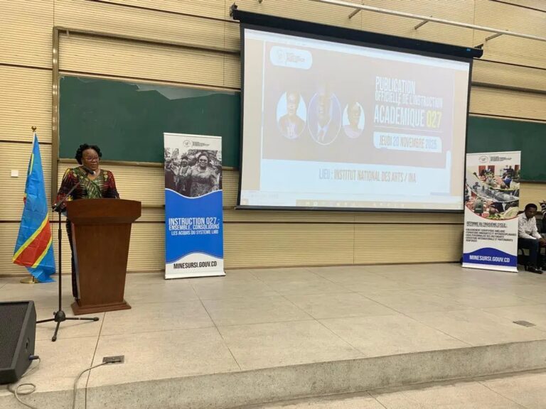 RDC – ESU : Marie-Thérèse Sombo annonce de grandes réformes pour l’année académique 2025-2026