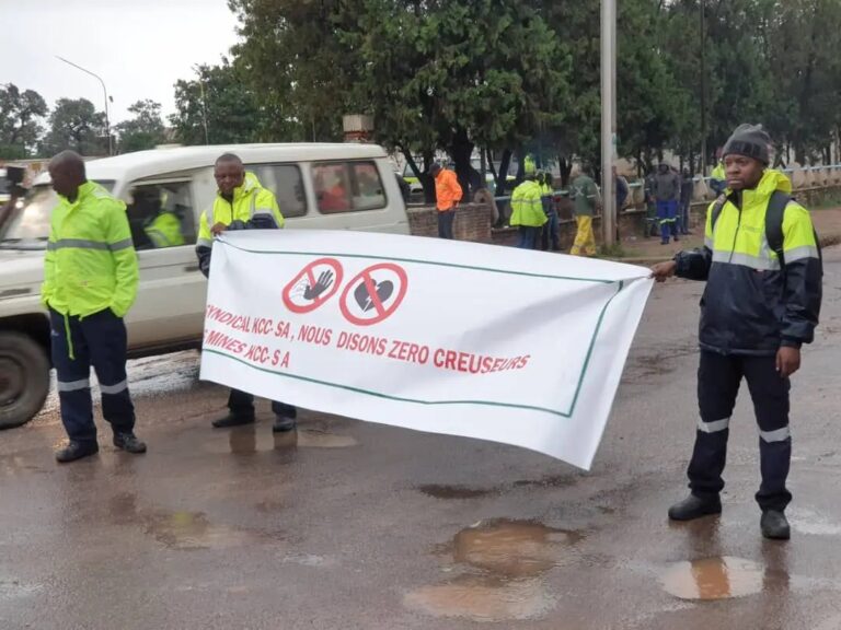 Kolwezi : Les agents de KCC dénoncent les incursions violentes des creuseurs artisanaux