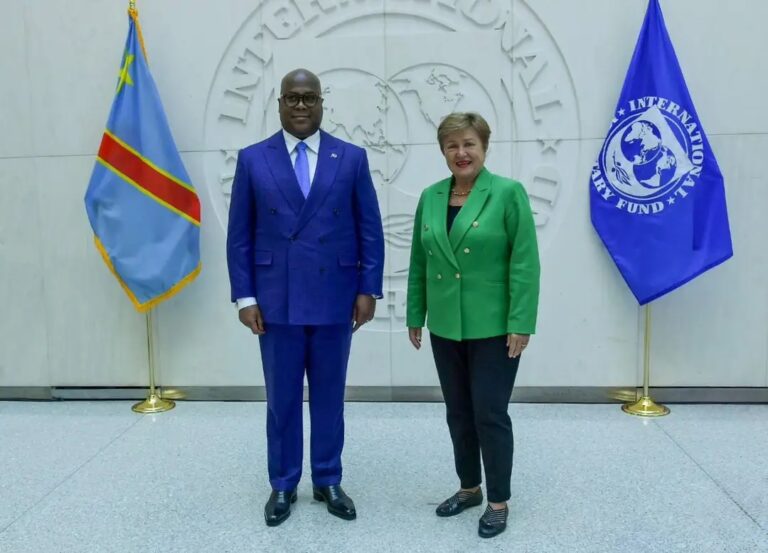 RDC-FMI : Félix Tshisekedi échange avec Kristalina Georgieva sur l’avenir économique post-accord de paix
