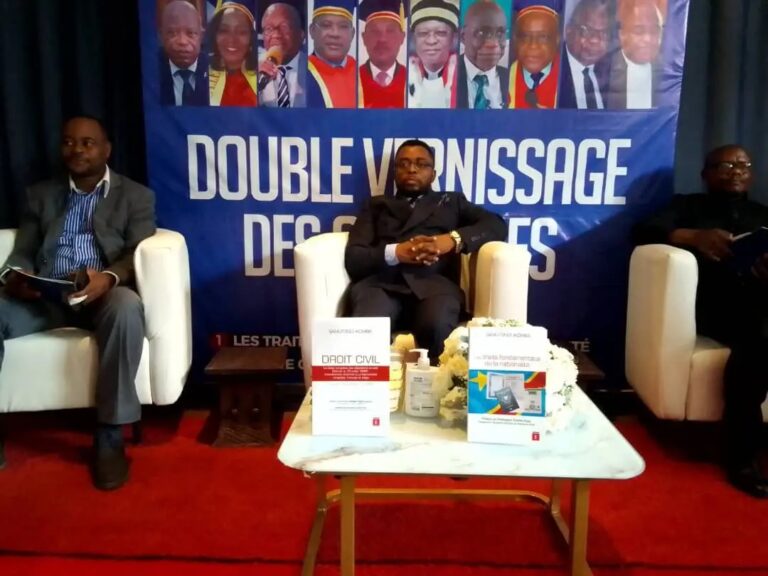 RDC : Vernissage des ouvrages juridiques du président du TGI Kinshasa-Matete, Samy Samutondi