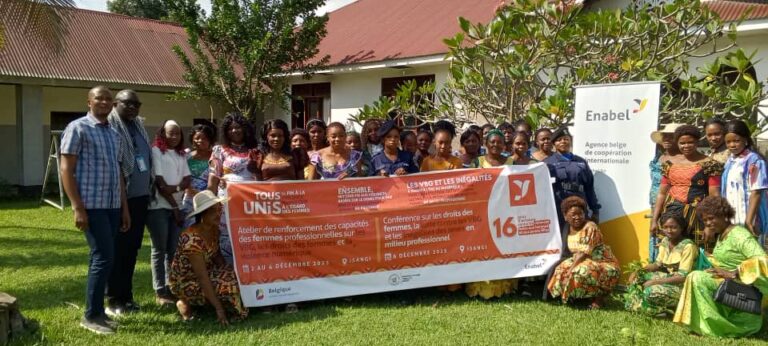 Tshopo : 40 femmes d’Isangi mobilisées par Enabel dans la lutte contre les violences faites aux femmes
