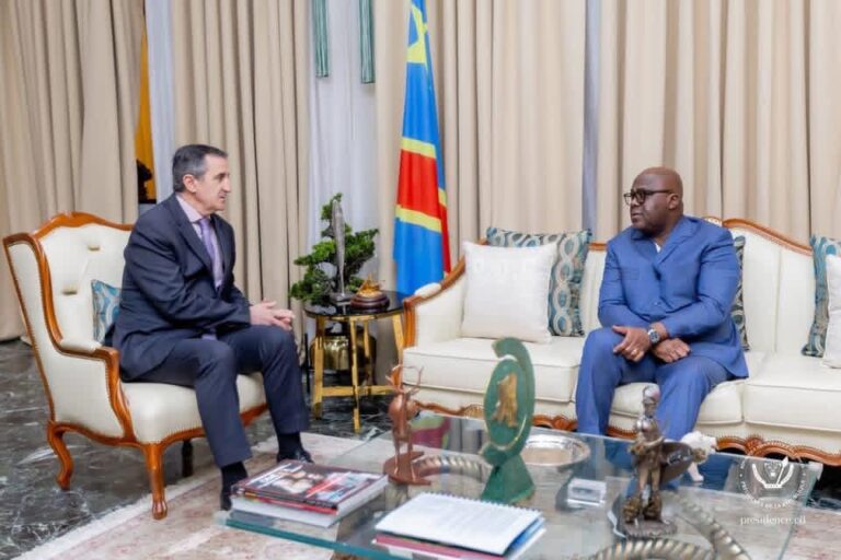 RDC : L’ambassadeur de l’UE, Nicolas Berlanga Martinez, fait ses adieux à Tshisekedi