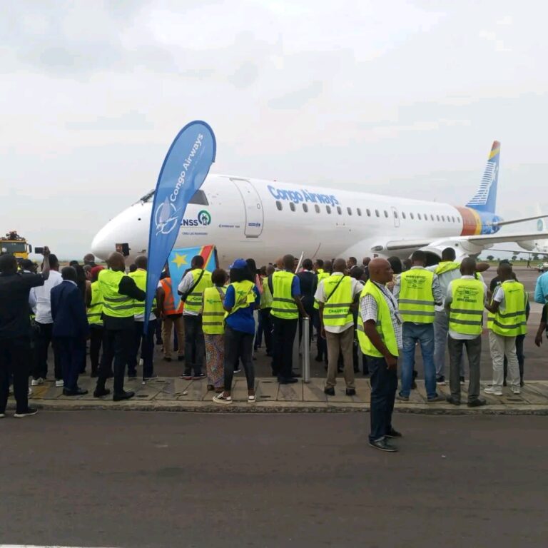 RDC : Congo Airways renforce sa flotte avec un nouvel Embraer E-190