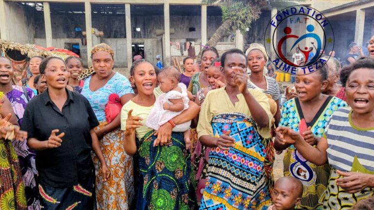 Kisangani : 10 000 déplacés reçoivent aide et espoir grâce à la fondation Aimé Teza