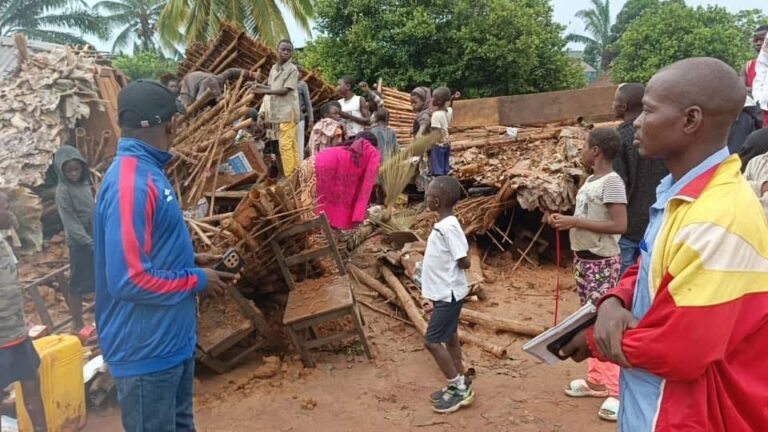 Bas-Uélé : Violente tempête à Buta, plusieurs écoles endommagées et familles sinistrées