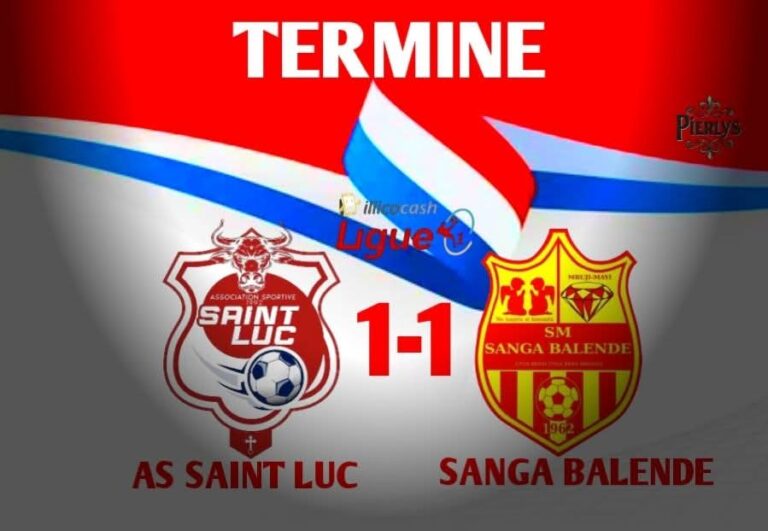 Illicocash Ligue 1 : Sanga Balende arrache le nul face à Saint Luc à Kananga