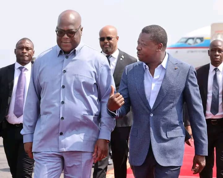 Togo–RDC : Tshisekedi à Lomé pour renforcer les liens bilatéraux et relancer le processus de paix