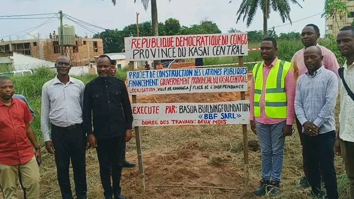 Kasaï Central : Un projet d’assainissement public lancé à la Place de l’Indépendance