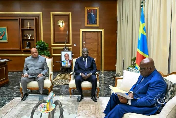 Kinshasa : Échanges entre Félix Tshisekedi et des représentants du président gambien