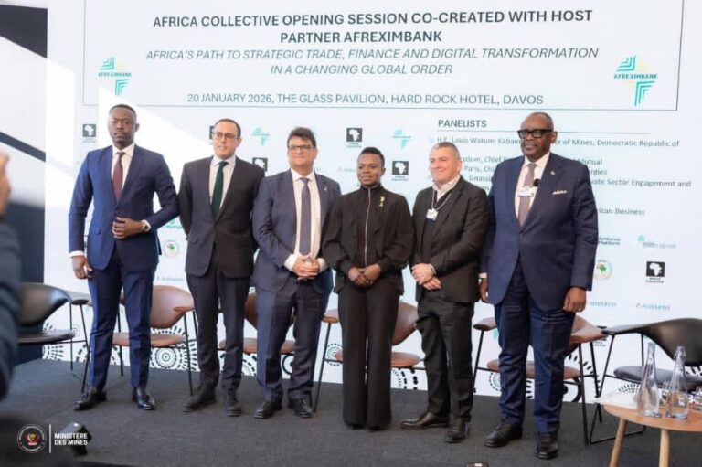 Davos 2026 : Le gouvernement congolais renforce son plaidoyer pour un secteur minier compétitif et durable
