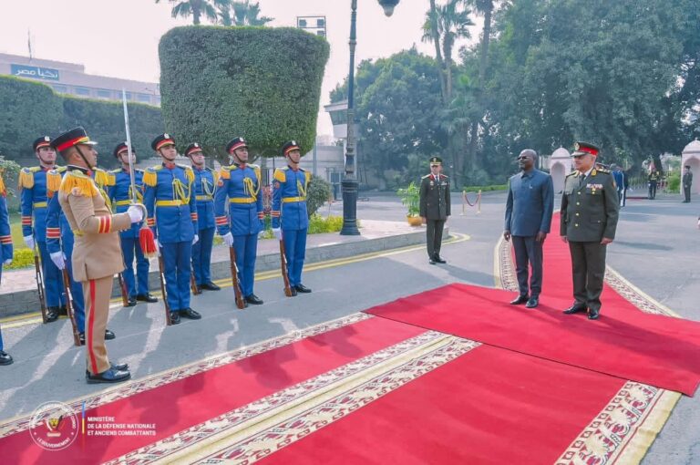 RDC–Égypte : Guy Kabombo Muadiamvita en mission au Caire pour la modernisation des FARDC