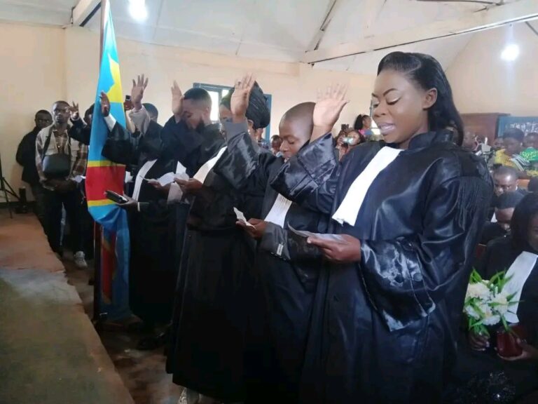 Justice : Audience solennelle de prestation de serment de 31 défenseurs judiciaires à Butembo