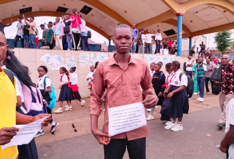 Kindu : Mobilisation d’élèves et d’étudiants contre le gel des comptes de l’université Mapon