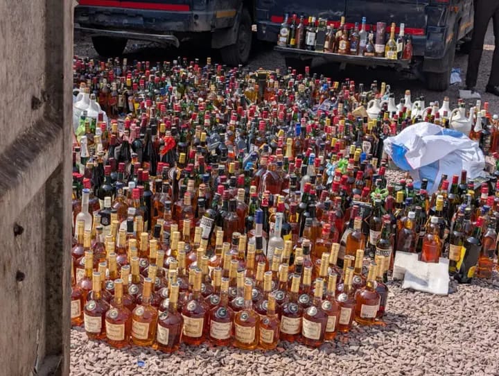 Kinshasa : Coup de filet de la Police judiciaire dans le circuit des boissons alcoolisées 2 668651