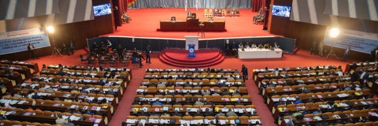 Assemblée nationale : Aimé Boji Sangara échange avec le Royaume-Uni et le PNUD sur la coopération institutionnelle