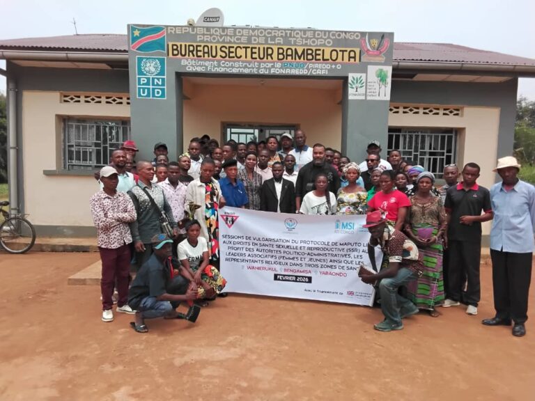 Tshopo : à Yabaondo, le GRAPFF sensibilise 50 leaders communautaires au Protocole de Maputo sur les droits en santé reproductive