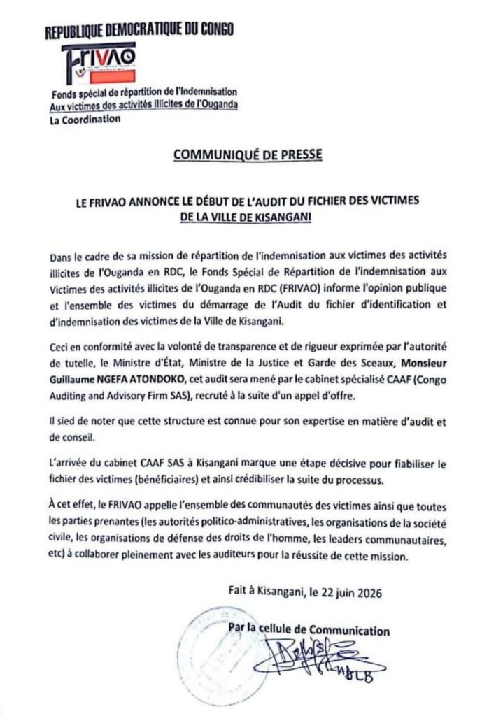 Kisangani : 26 ans après les guerres de 1, 3 et 6 jours, les victimes réclament justice et un tribunal pénal spécial 3 1154631