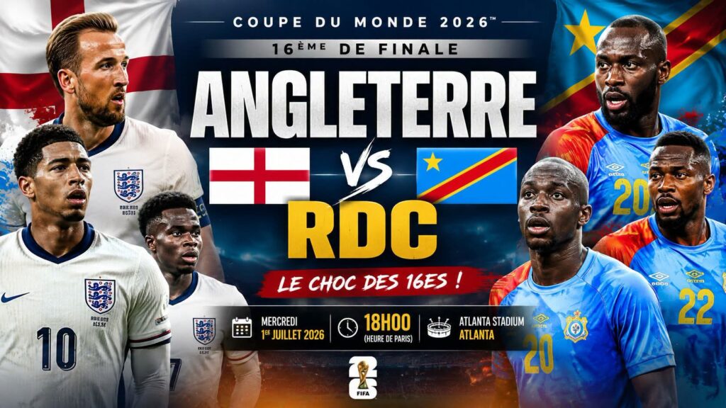 Coupe du monde 2026 : face à l'Angleterre, les Léopards rêvent d'un nouvel exploit en huitièmes de finale 2 1196963